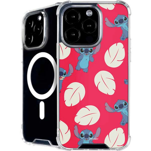 Disney Lilo and Stitch Character Pattern iPhone 16 Pro MagSafe Case